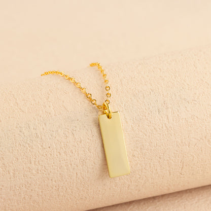 Gold Square O-Chain Necklace