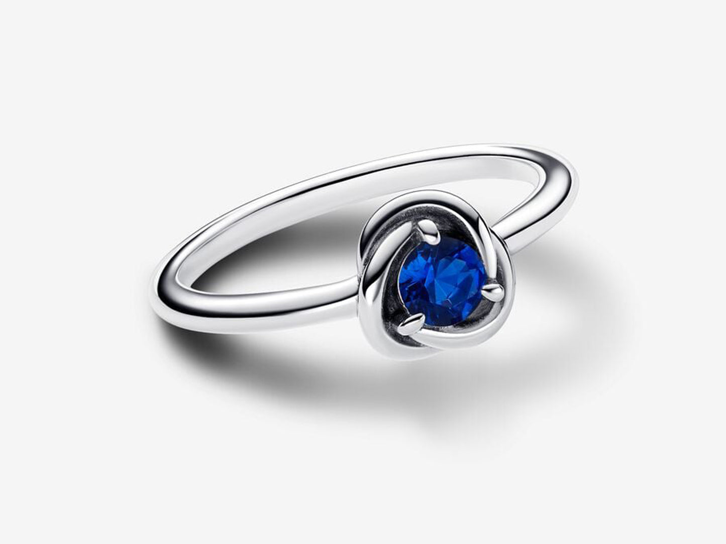 September Princess Blue Eternity Circle Ring