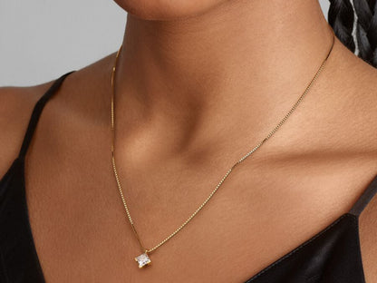 Lab-grown Diamond Pendant Necklace 1.00 carat tw 14k Gold