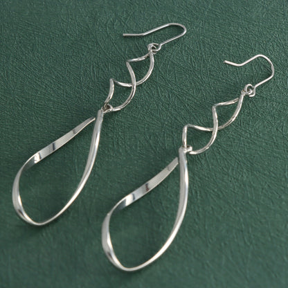 Contemporary Wave Texture Earrings