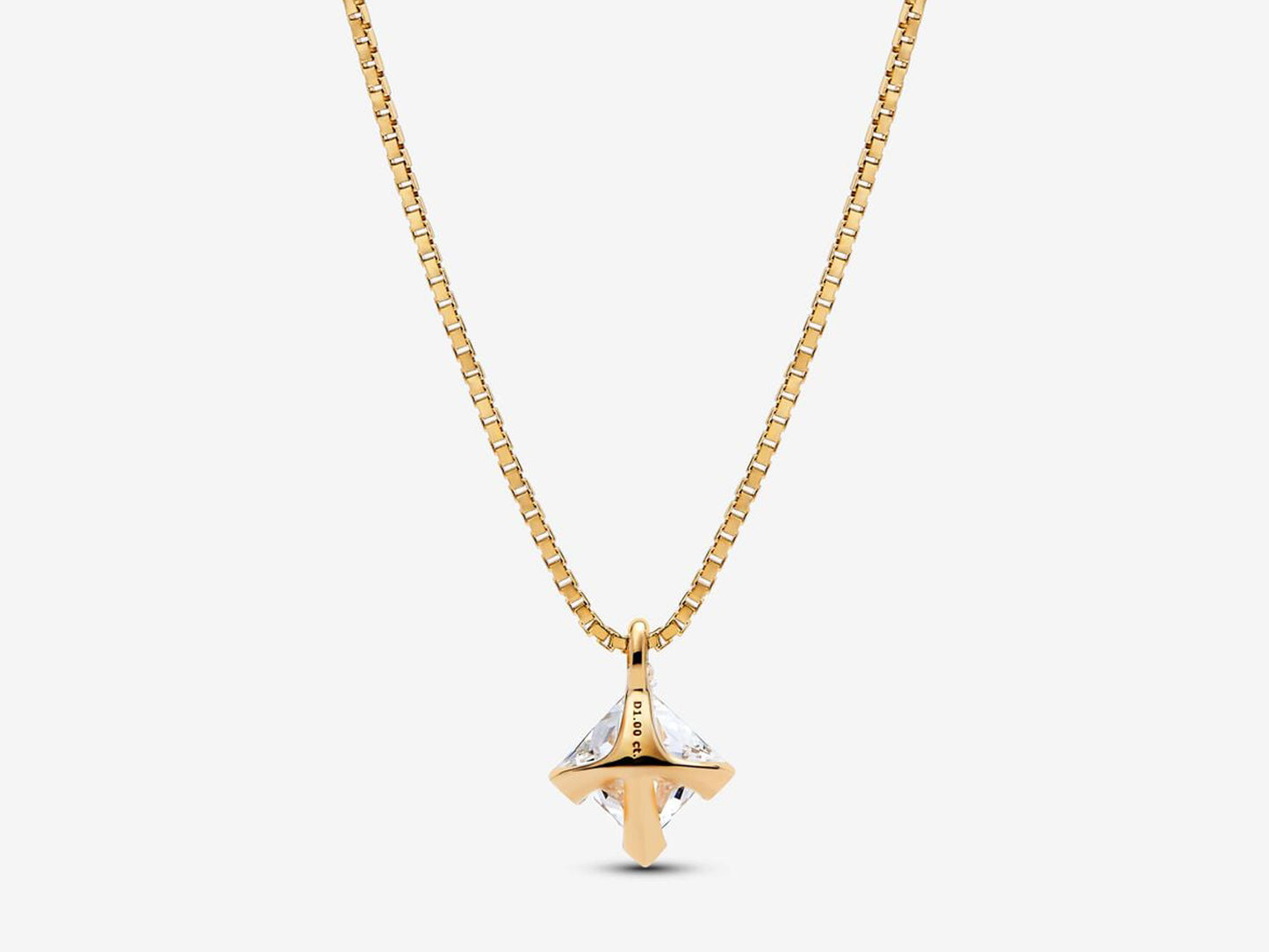 Lab-grown Diamond Pendant Necklace 1.00 carat tw 14k Gold