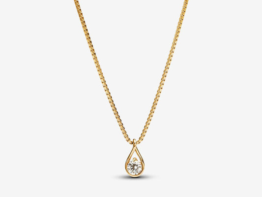 Lab-grown Diamond Pendant & Necklace 0.25 carat tw 14k Gold
