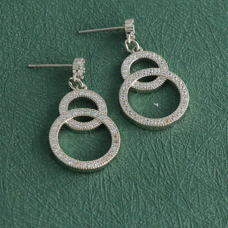 Chic Round Drop Earrings