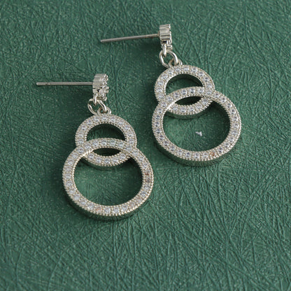 Chic Round Drop Earrings