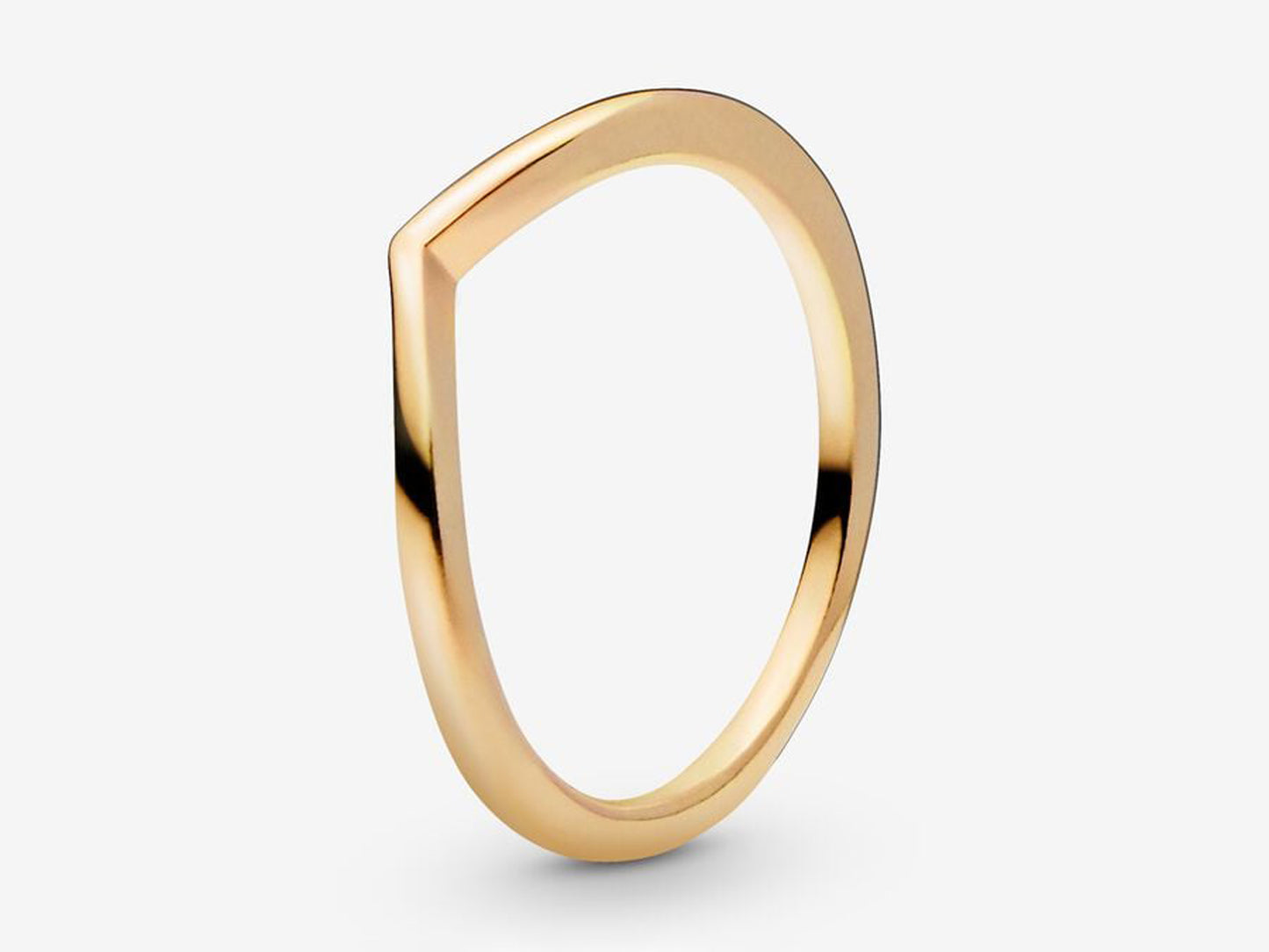 Polished Wishbone Ring