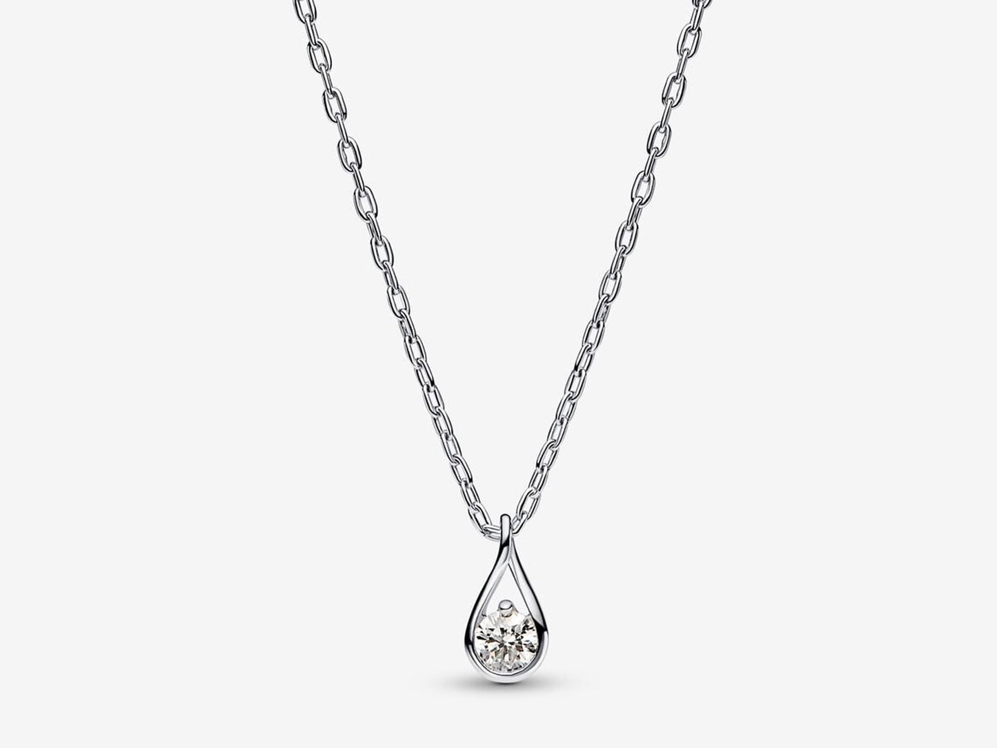 Lab-grown Diamond Pendant & Necklace 0.15 carat tw Sterling Silver