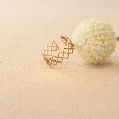 Trendy Geometric Shape Ring
