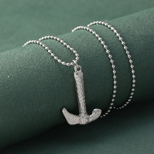 Stainless Steel Nautical Anchor Pendant Necklace