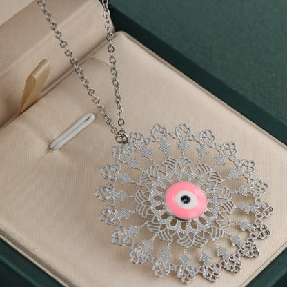 Elegant Vintage Charm Necklace with O-Chain