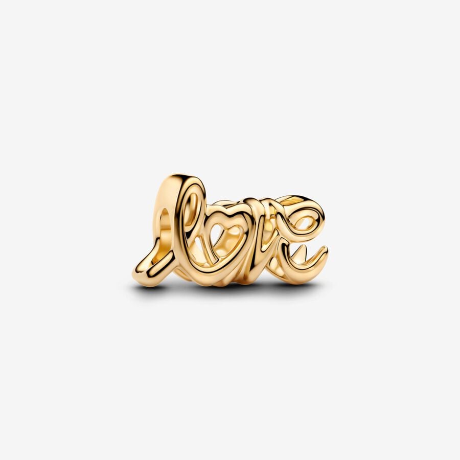 Layered Gold Love Letter Charm