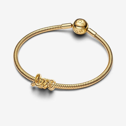 Layered Gold Love Letter Charm