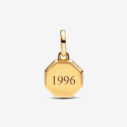 Mini Blue  Engravable Charm