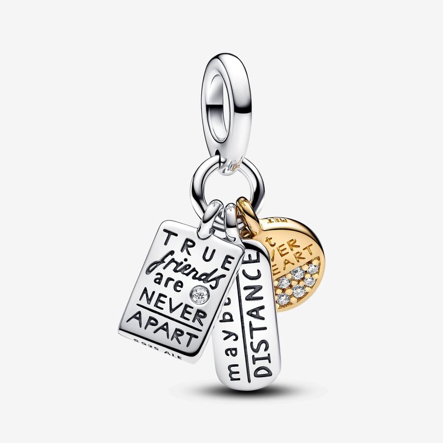 Never Apart Friendship Charm