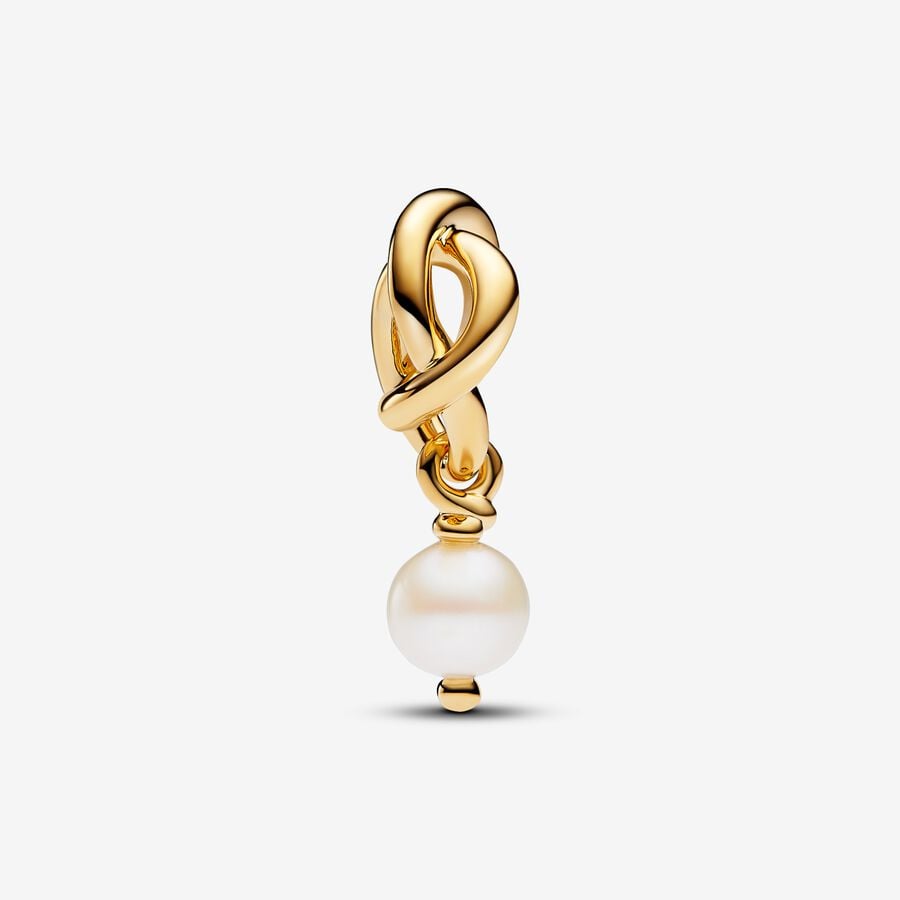 Infinity Pearl Dangle Charm