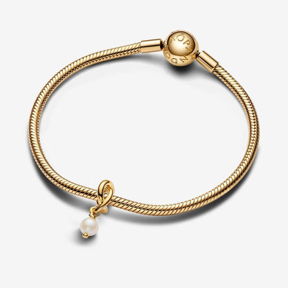 Infinity Pearl Dangle Charm