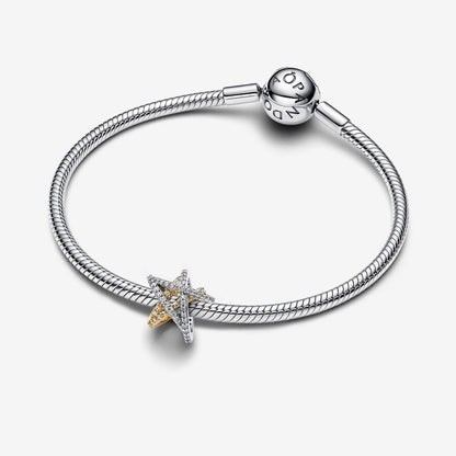 Openwork Star Charm Pavé Sparkle
