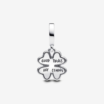 Spinning Four-Leaf Clover Charm