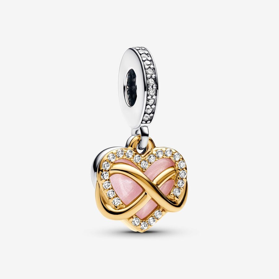 Infinity Heart Dangle Charm
