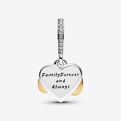 Infinity Heart Dangle Charm