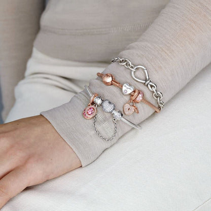 Family Forever Safety Chain Charm