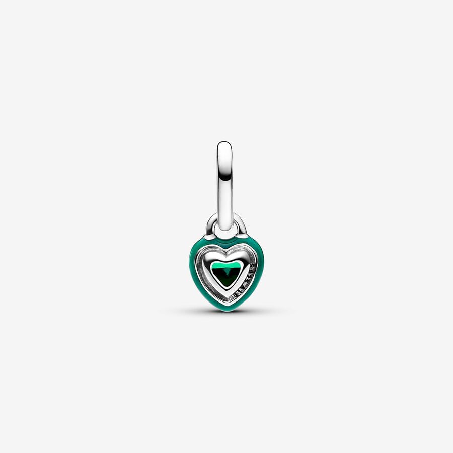 Green Chakra Heart Dangle Charm