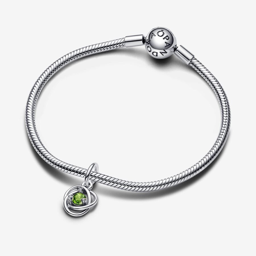 Spring Green Infinity Charm
