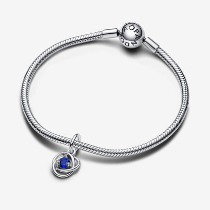 Blue Infinity Charm