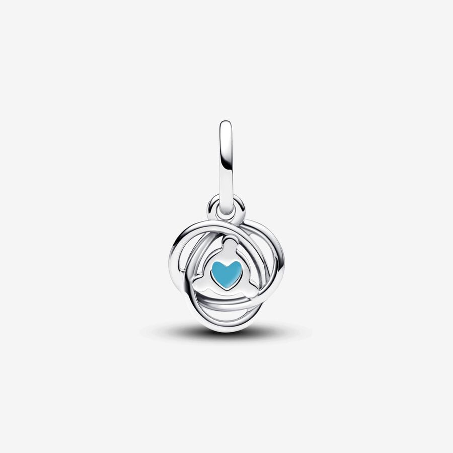 Turquoise Blue Infinity Charm