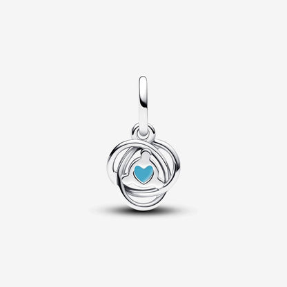 Turquoise Blue Infinity Charm
