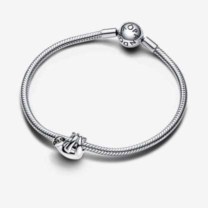 Sterling Silver Sloth Charm Enamel Detailing
