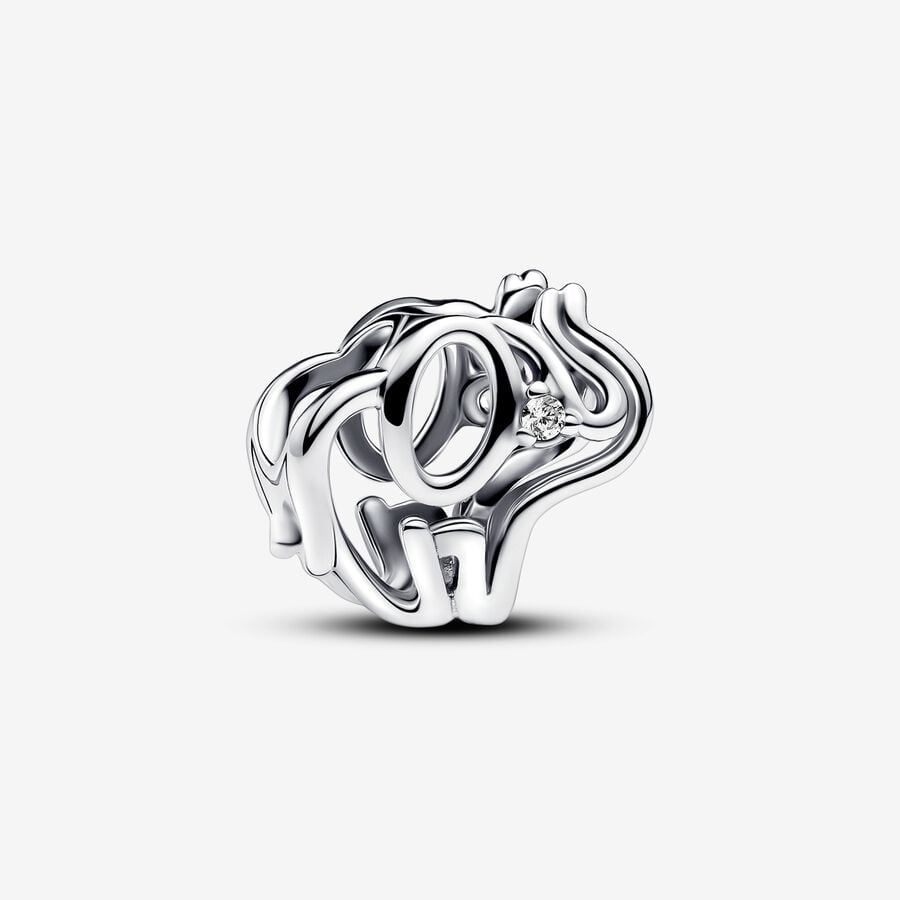 Symbolic Elephant Silhouette Charm
