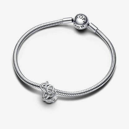 Symbolic Elephant Silhouette Charm