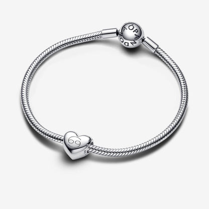 Engravable Sterling Silver Heart Charm