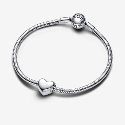 Engravable Sterling Silver Heart Charm