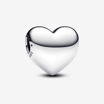 Engravable Sterling Silver Heart Charm