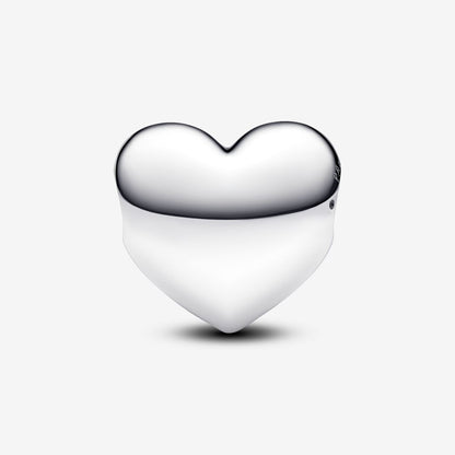 Engravable Sterling Silver Heart Charm