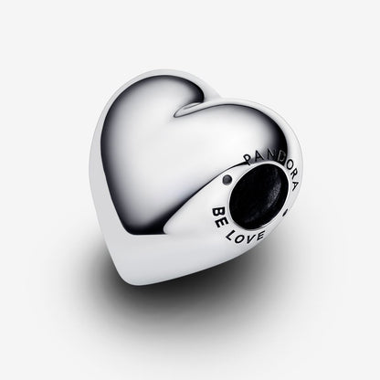 Engravable Sterling Silver Heart Charm