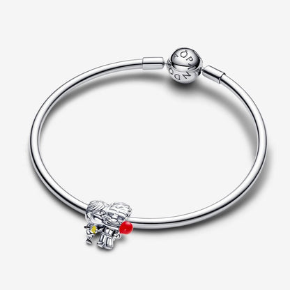 Ellie & Carl Sterling Silver Charm