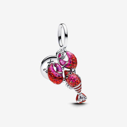 Red Enamel Lobster Charm