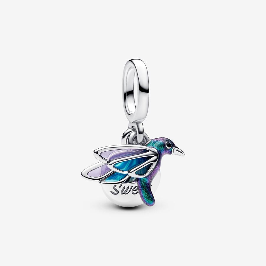 Sterling Silver Hummingbird Charm