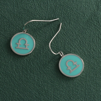Contemporary Circular Pendant Earrings