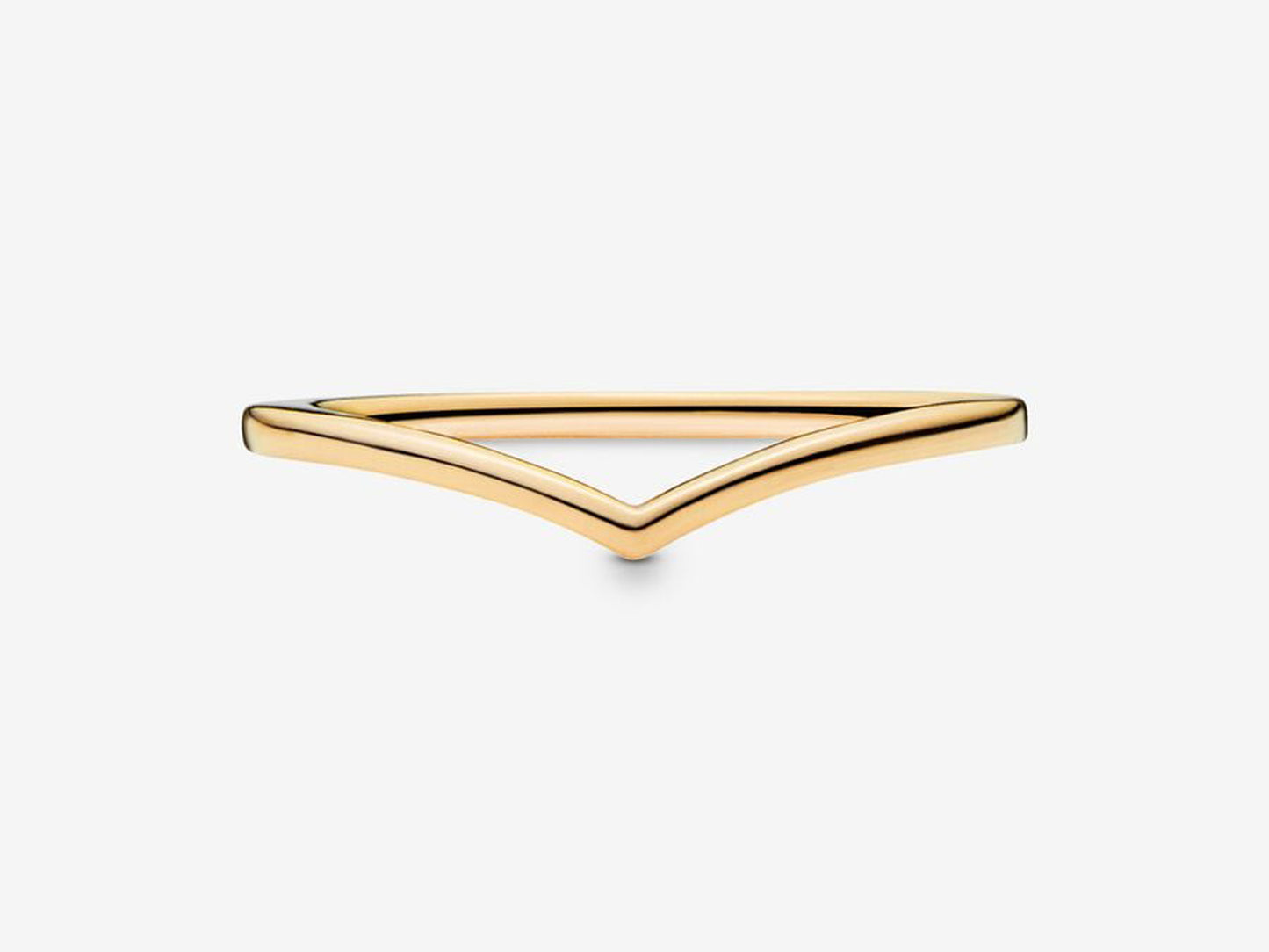 Polished Wishbone Ring