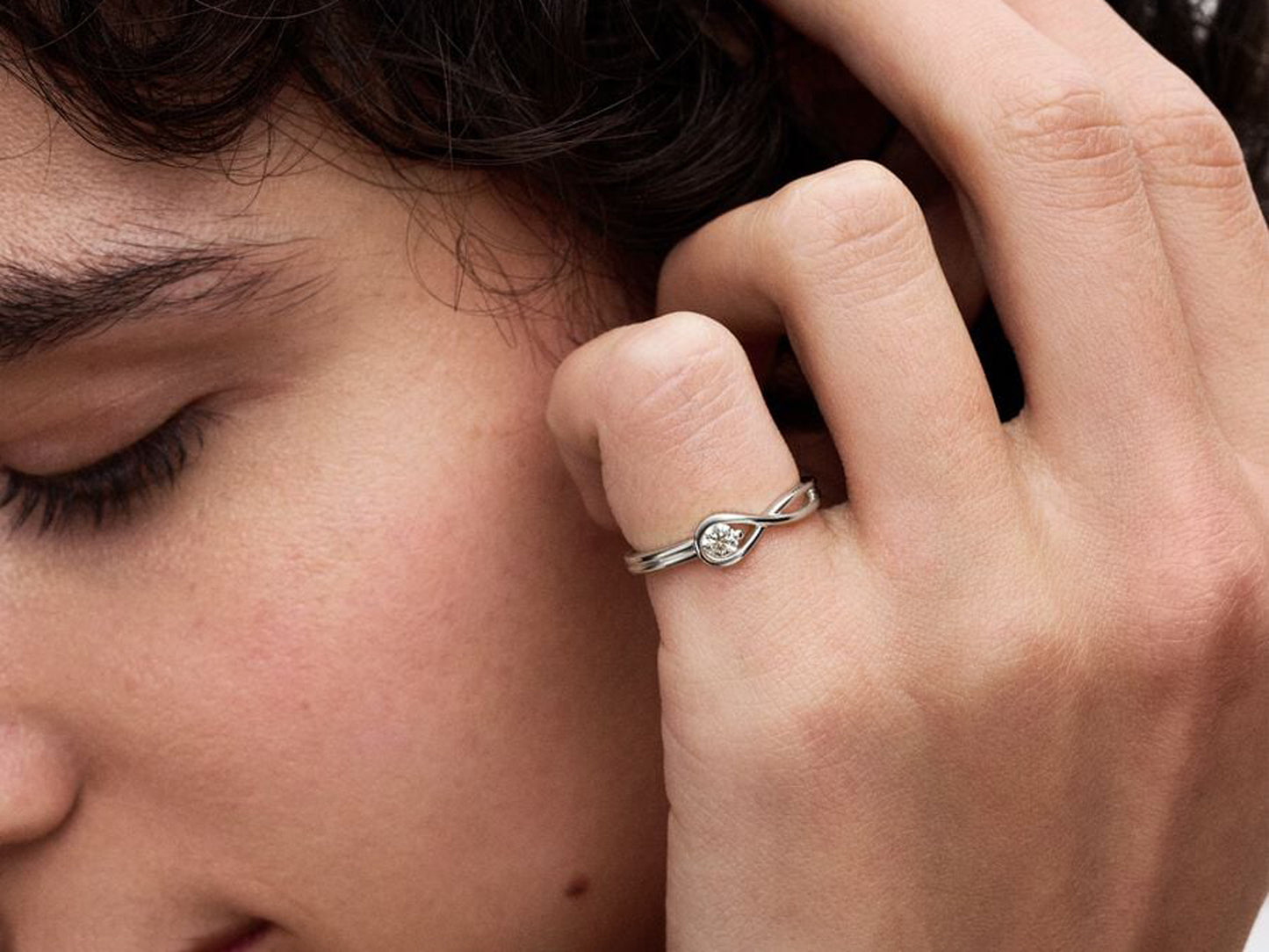 Lab-grown Diamond Ring 0.50 carat tw Sterling Silver