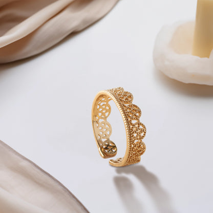 Women's Rose Gold Statement Ring