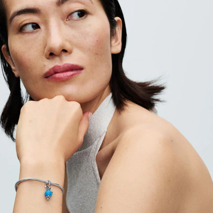 925 Silver Blue Opal Game Charm