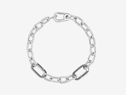 Silver Small-Link Chain Bracelet