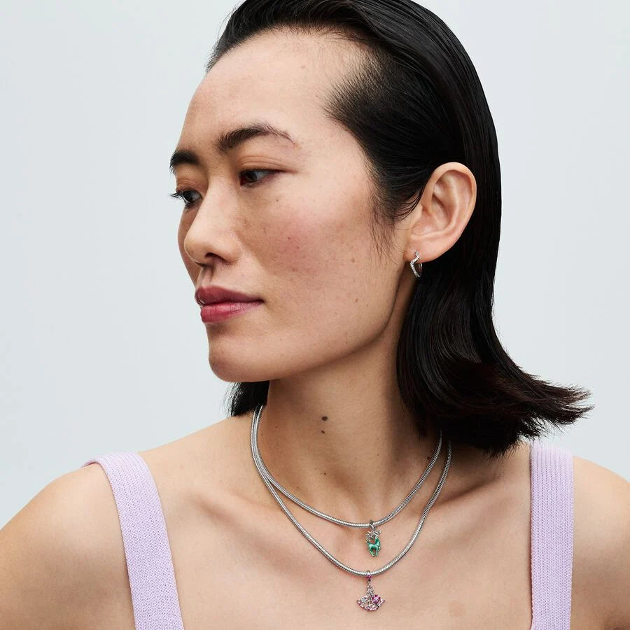 925 Silver Yao Deer Pendant Charm