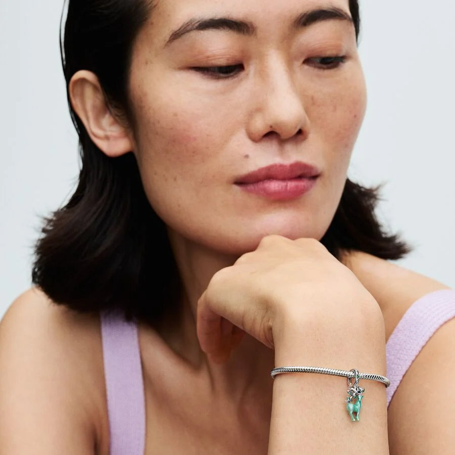 925 Silver Yao Deer Pendant Charm