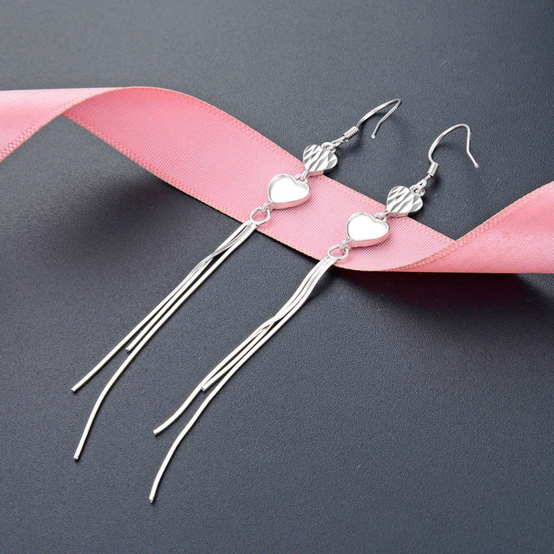 925 Sterling Silver Auspicious Cloud Hoop Earrings - 2.6g Ethnic Chinese Style Earrings for Women