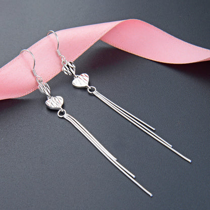 925 Sterling Silver Auspicious Cloud Hoop Earrings - 2.6g Ethnic Chinese Style Earrings for Women